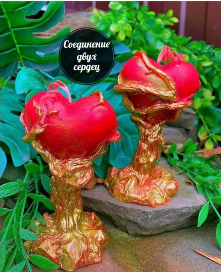 Соединение двух сердец (2шт)